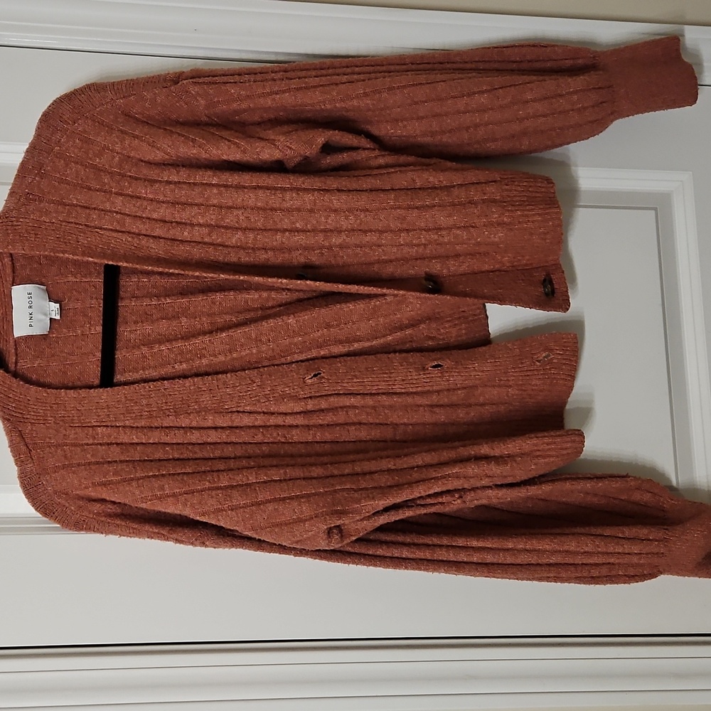 Pink Rose Women's Rust Sweater